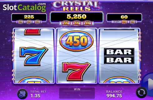 Οθόνη2. Crystal Reels Κουλοχέρης